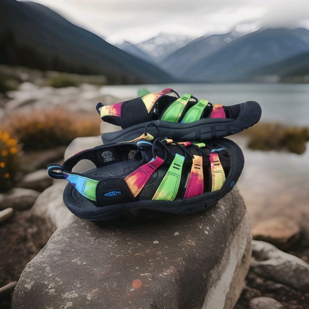 Keen Newport Retro Original Tie Dye Men's Size 11.5 Water Sandals Hiking Shoes